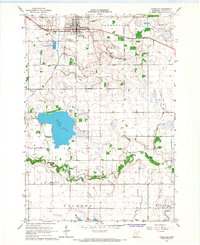 Janesville 1966 topographic map thumbnail