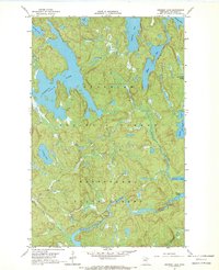 Johnson Lake 1967 topographic map thumbnail