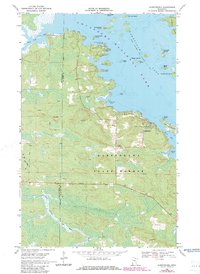 Kabetogama 1969 topographic map thumbnail