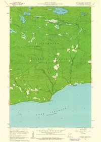 Kadunce Creek 1960 topographic map thumbnail