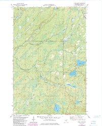 Kane Lake 1981 topographic map thumbnail