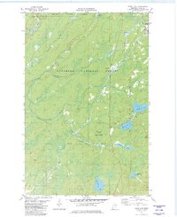 Kane Lake 1981 topographic map thumbnail