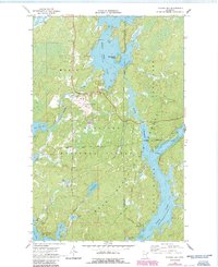 Kangas Bay 1965 topographic map thumbnail