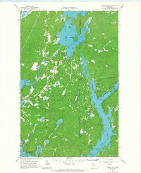 Kangas Bay 1965 topographic map thumbnail