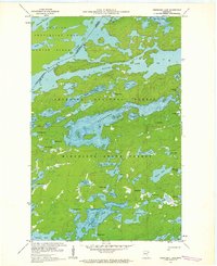 Kekekabic Lake 1959 topographic map thumbnail