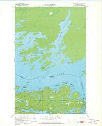 Kettle Falls 1967 topographic map thumbnail
