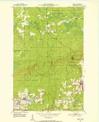 Kinney 1951 topographic map thumbnail