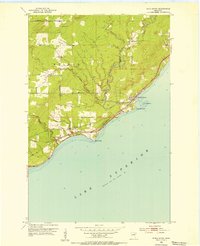 Knife River 1953 topographic map thumbnail