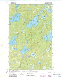 Lake Agnes 1963 topographic map thumbnail