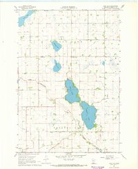 Lake Allie 1967 topographic map thumbnail