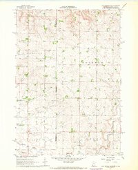 Lake Benton SW 1967 topographic map thumbnail