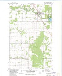 Lake Bronson 1982 topographic map thumbnail