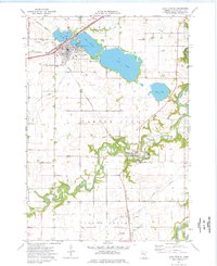 Lake Crystal 1974 topographic map thumbnail
