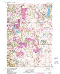 Lake Elmo 1967 topographic map thumbnail