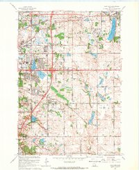 Lake Elmo 1967 topographic map thumbnail