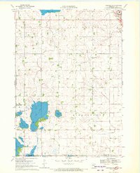 Lakefield SE 1970 topographic map thumbnail
