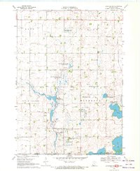 Lakefield SW 1970 topographic map thumbnail
