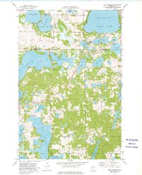 Lake Franklin 1973 topographic map thumbnail