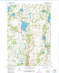 Lake Fremont 1961 topographic map thumbnail