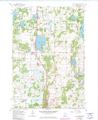 Lake Fremont 1961 topographic map thumbnail