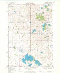 Lake Hassel 1968 topographic map thumbnail