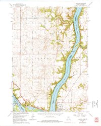 Prescott 1967 topographic map thumbnail
