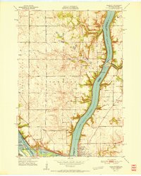 Prescott 1951 topographic map thumbnail