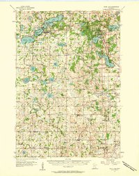 Prior Lake 1957 topographic map thumbnail