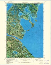 Raven Lake 1971 topographic map thumbnail