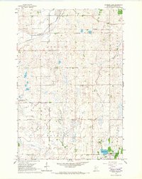 Raymond Lake 1965 topographic map thumbnail