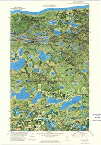 Red Lake 1972 topographic map thumbnail