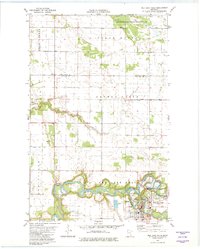 Red Lake Falls 1982 topographic map thumbnail