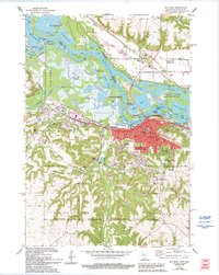 Red Wing 1974 topographic map preview