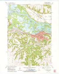 Red Wing 1974 topographic map thumbnail