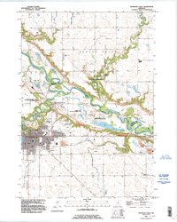 Redwood Falls 1992 topographic map thumbnail