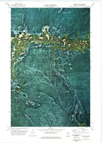 Ridge NE 1973 topographic map thumbnail