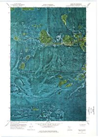 Ridge NW 1973 topographic map thumbnail