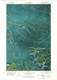 Ridge SW 1973 topographic map thumbnail