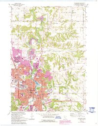 Rochester 1972 topographic map thumbnail