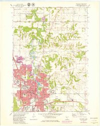 Rochester 1972 topographic map thumbnail