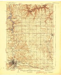 Rochester 1939 topographic map thumbnail