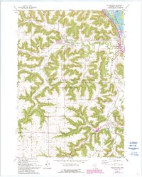 Rollingstone 1972 topographic map thumbnail