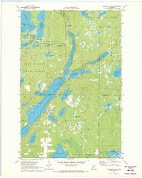 Roosevelt Lake 1970 topographic map thumbnail