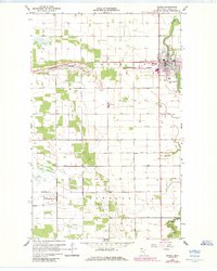 Roseau 1966 topographic map thumbnail