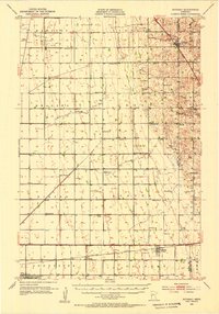 Rothsay 1951 topographic map thumbnail