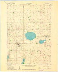 Round Lake 1960 topographic map thumbnail