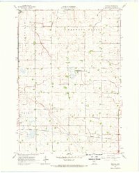 Rowena 1967 topographic map preview