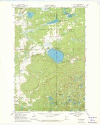 Roy Lake 1969 topographic map thumbnail