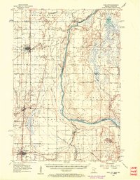 Rush City 1955 topographic map thumbnail
