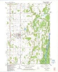 Rush City 1983 topographic map thumbnail